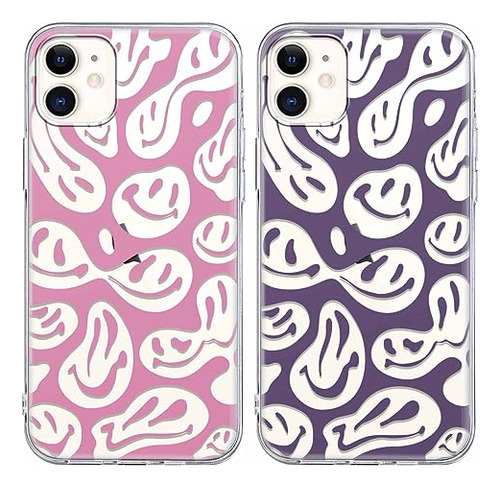 Rumdey 2 Pack Cute Compatible Para Apple iPhone 11 6.1 Inch