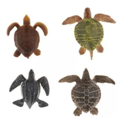 Juegos De Figuras De Animales Marinos Y Oceánicos 4 Piezas