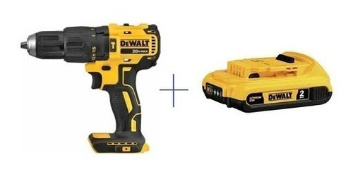 Taladro Inalámbrico Dewalt Dcd778b 20v + 1 Bateria 2ah