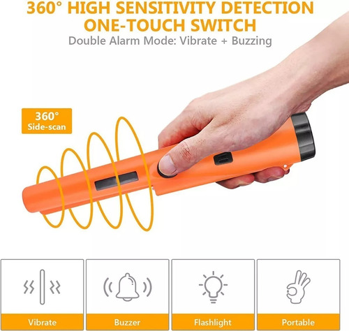 Detector Metales Mano Puntero Pin Pointer Localizador