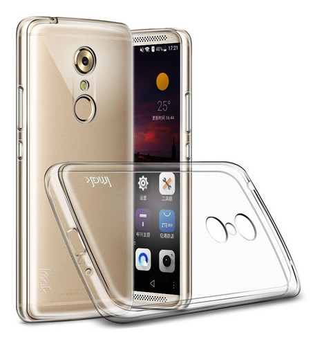 Funda De Silicona Para Celular Zte Axon 7 Transparente