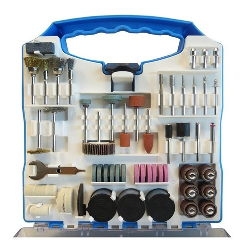 Set Kit Accesorio Mini Torno Gamma Juego 180 Piezas Maletin
