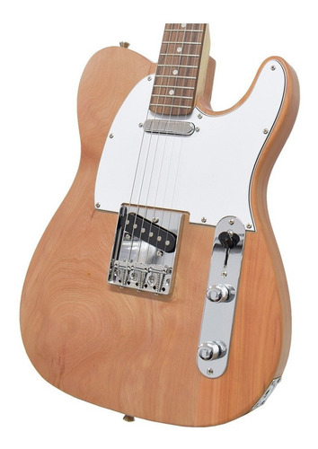 Imagen 2 de 2 de Guitarra eléctrica Newen tl newen de lenga madera natural laca poliuretánica con diapasón de palo de rosa