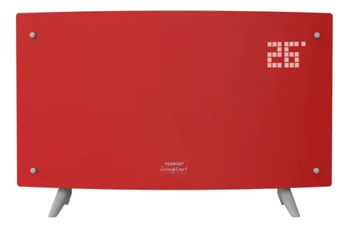 Calefactor Vitroconvector Curvo Peabody Pe-vqd20r Rojo Cts