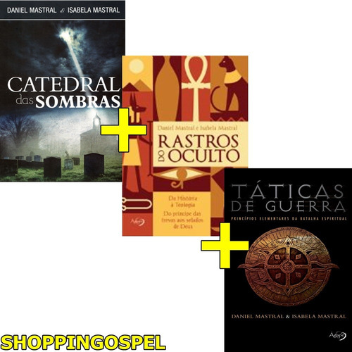 Kit Catedral Das Sombras + Rastros Do Oculto + Táticas Guerr