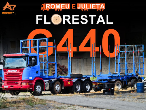 Scania G440 8x4 Florestal Romeu E Julieta C/ Câmbio Aut