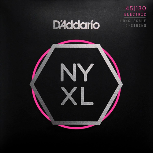 Nyxl45130 Juego Cuerdas Bajo Eléctrico 5 Cuerdas Daddario