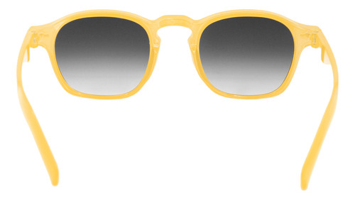 Lentes De Sol Unisex Color Mostaza Estilo Unico Y Moderno