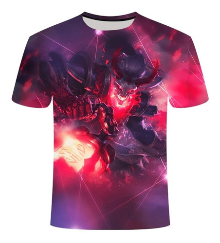 Polera League Of Legends Impresión Full 3d Adultos Hasta 6xl