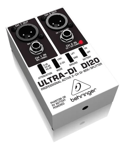 Direct Box Ativo Behringer Di20