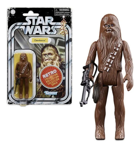 Chewbacca Retro Collection 2018 Star Wars 3.75 Nuevo (Usado)