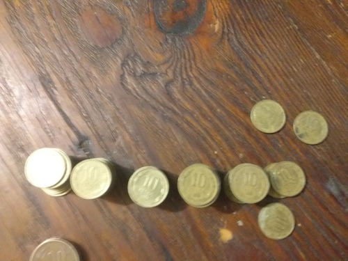 Vendo Monedas De 10 Pesos Años 80 85 97 99