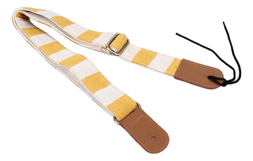Correa De Ukelele Ajustable Gruesa Para Hombros A Cuadros De