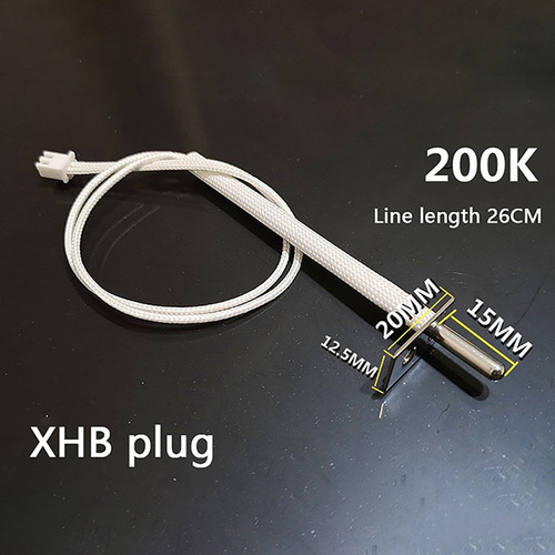 Sensor De Temperatura, Sonda, Termostato 200k, Ntc Temperatu