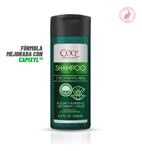 Shampoo Crecimiento Real® Complejo Bio Activo Capixyl 250 Ml