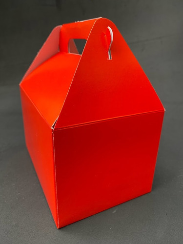 Cajita/valijta Navideña Regalo-frutos Secos 10 Und 15x9x10 Rojo