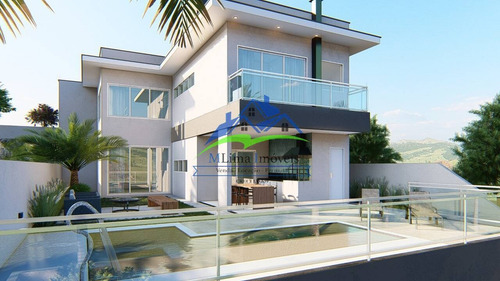 Imagem 1 de 9 de Linda Casa Condomínio Fechado Em Atibaia / Alto Padrão - 102