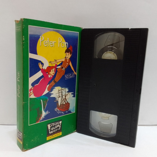 Vhs Desenho Peter Pan Dublado Original O Globo (Usado)