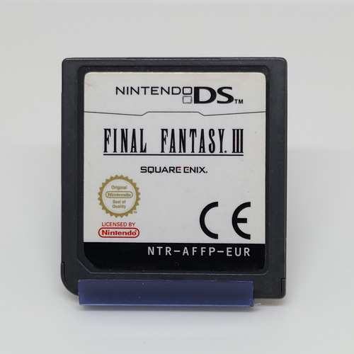 Final Fantasy Lll Europeu Nintendo Ds E 3ds, Sem Caixa,usado
