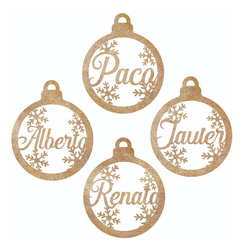 Esferas Navideñas Personalizadas - 5cm Pack 12