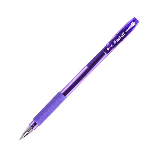 Bolígrafo Pentel Grip Bx487 Violeta - Mosca