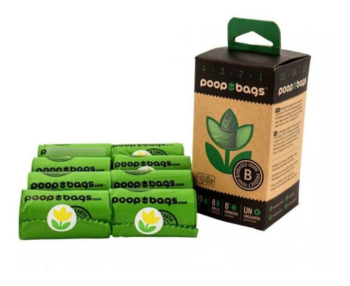 Bolsas Biodegradables Sin Olor  Poop Bags 120 Und