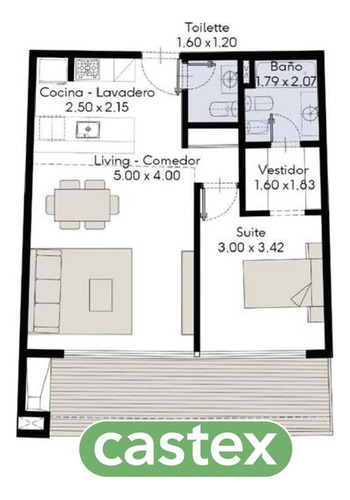 Departamento 2 Ambientes En Venta En Yoo 3, Nordelta