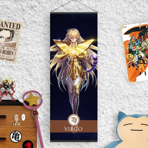 Imagen 7 de 8 de Lona Caballeros Del Zodiaco - Armadura Dorada Signos Parte 1