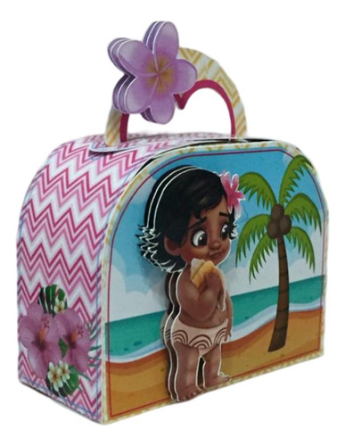 Cajitas Golosineras Moana Bebe Maleta