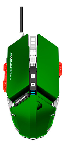 Mouse Mecanico Para Jogo Usb Gamemax Gx9 Verde