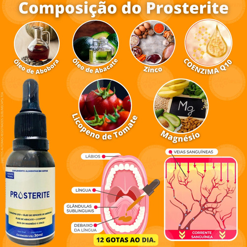 Prosterite Oficial Suplemento Glândula Inflamada Prostata 3u