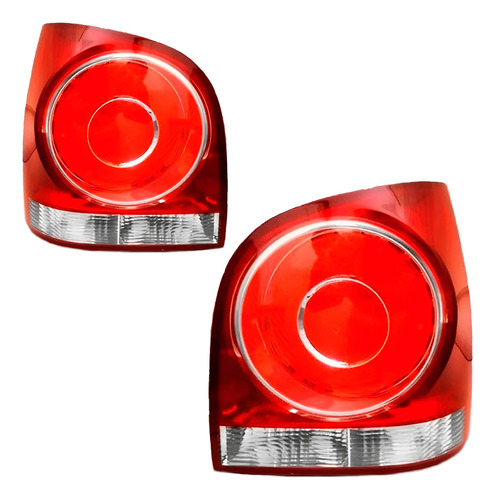 Par Lanterna Traseira Polo 2007 A 2013 Hatch