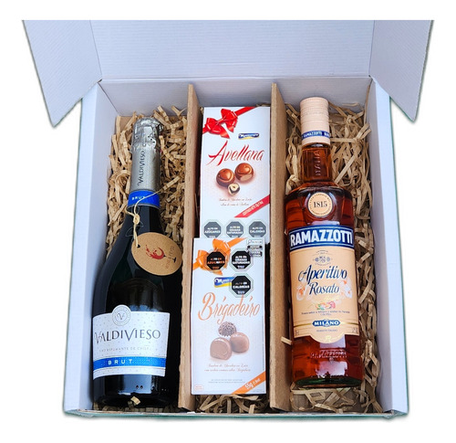 Box Regalo Perfecto Valdivieso &2cajas Bombones& Ramazzotti