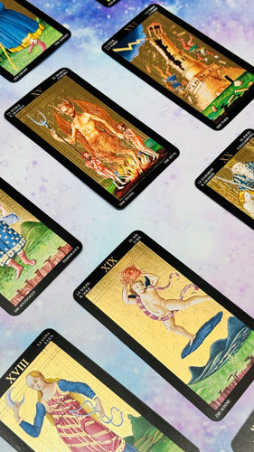 Mazo Golden Visconti Tarot Lo Scarabeo + Envo Gratis