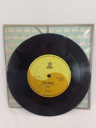 Compacto Simples Vinil Evinha Eva Cantiga Por Luciana 1969 (Usado)