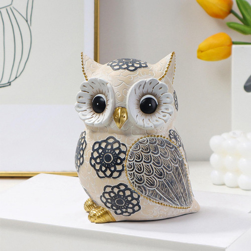 Colección Owl Ornament Art Crafts Escritorio Jardín Búho