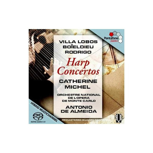 Villa Lobos / Almeida Harp Concertos Usa Import Sacd Nuevo