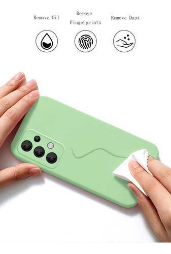 Funda 5 Colores Líquida Silicona Tpu Para Galaxy A13/m13 5g Negro+verde+verde Claro+rosa+gris Samsung Galaxy A04s/a13 5g/m13 5g/a04 4g