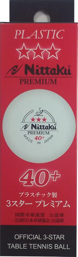 4 Packs De 3 Pelotas De Ping-pong Nittaku, 3 Estrellas