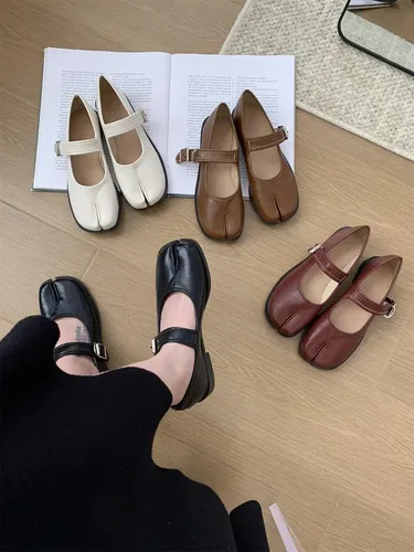 Zapatos Tabi De Estilo Coreano Para Mujer - Primavera De 202