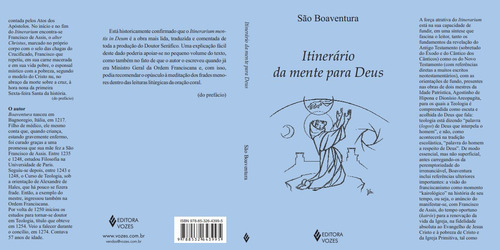 Itinerário da mente para Deus, de São Boaventura. Clássicos da espiritualidade (série) Editorial Editora Vozes Ltda., capa mole em português, 2012