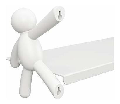 Umbra Buddy - Estante Decorativo Para Pared, Color Blanco