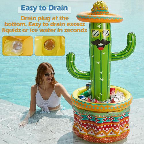 Hielera Inflable Para Fiesta En La Piscina