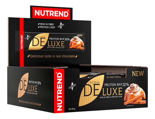 Barras De Proteina Deluxe - Nutrend - 12 Und.