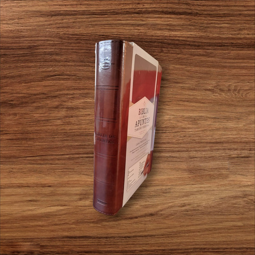 Biblia De Apuntes Rvr60, Tamaño Personal, Café, Vini Piel
