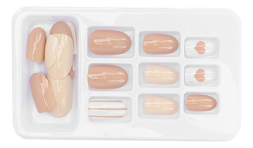 Juego De 24 Uds De Puntas De Uñas Postizas Cubierta