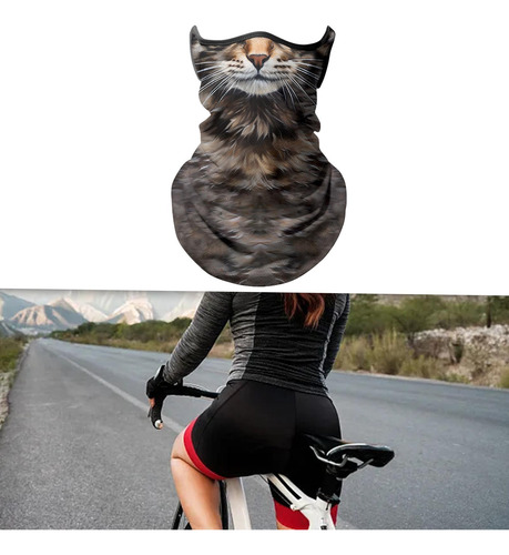 2 De Cuello Con Máscara Facial De Animales Para Gato Gris