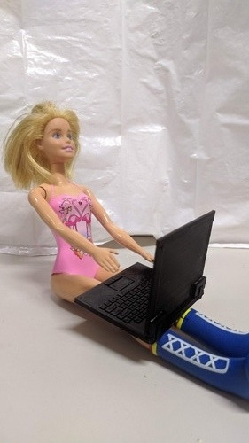 Notebook Para Muñecas Barbie 3d Solo Notebook