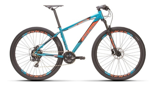 Bicicleta Aro 29 Sense One 21v 2022 Cor Azul-acqua/Vermelho Tamanho do quadro XL