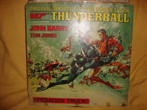 Vinilo Operacion Trueno Thunderball Tom Jones Bs1